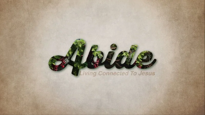 Abide - Living Connected to Jesus